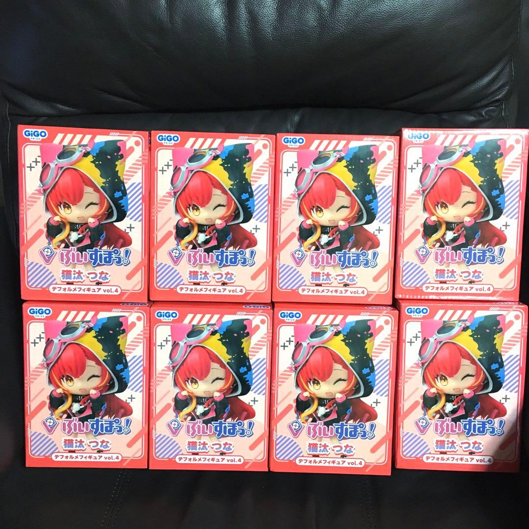 GIGO 猫汰つな　デフォルメフィギュア 8個セット ぶいすぽっ！ まとめ売り FIG] GiGO限定 猫汰つな(ねこたつな) ぶいすぽっ!デフォルメフィギュア