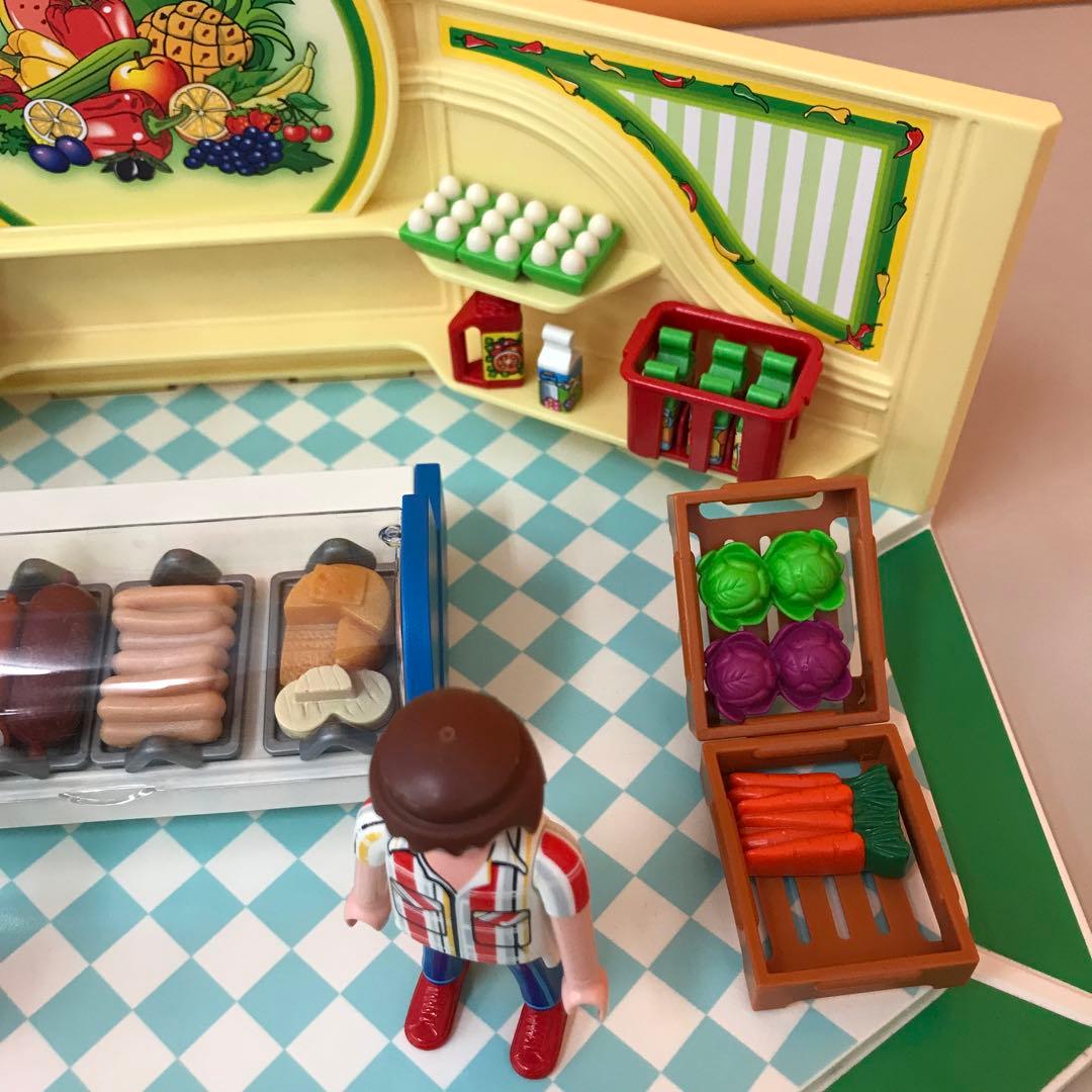 絶版】Playmobil プレイモービル 食料品店 9403