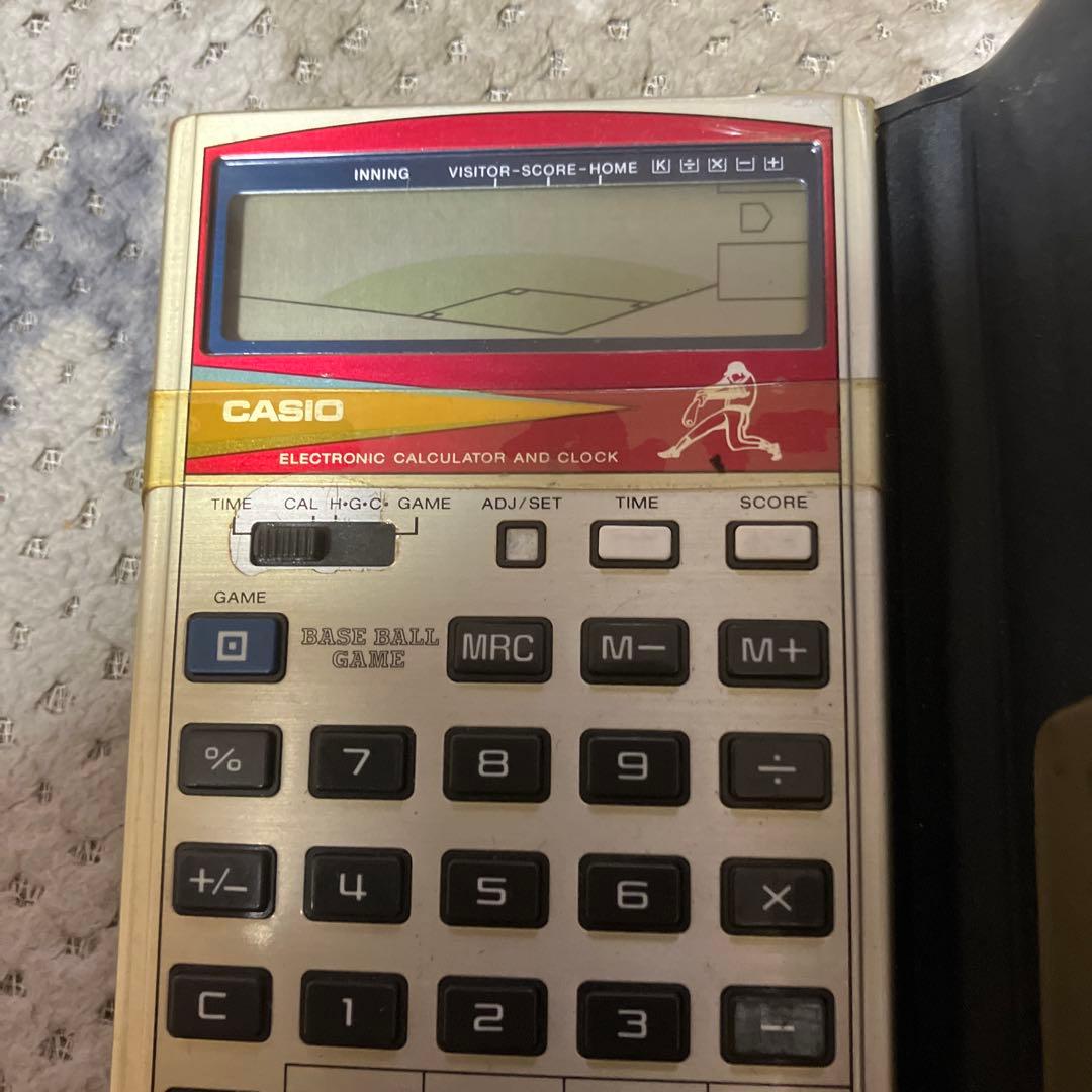 CASIO BB-9T 野球ゲーム 電卓 完働品 昭和レトロ カシオ - メルカリ