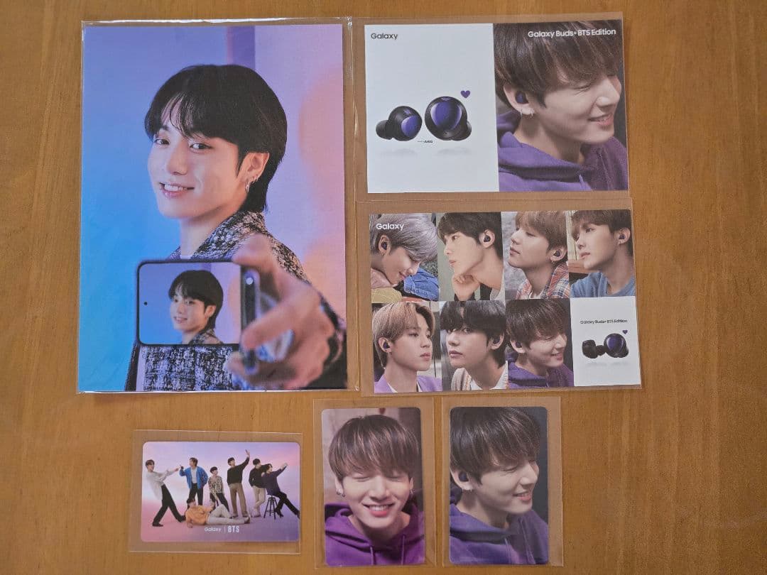 BTS Galaxy トレカ ポストカード ジョングク オール 6枚セット - メルカリ