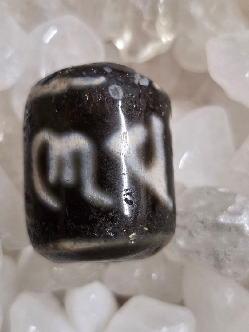 890 天珠 六字真言天珠 梵字 太極天珠 dzibeads 2個セット！