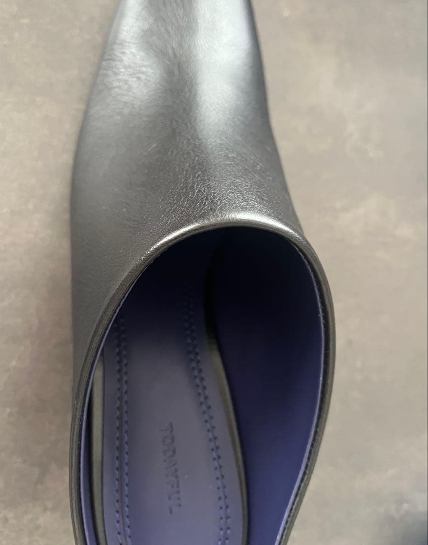 TODAYFUL トゥデイフル Squaretoe Leather Sabot - メルカリ