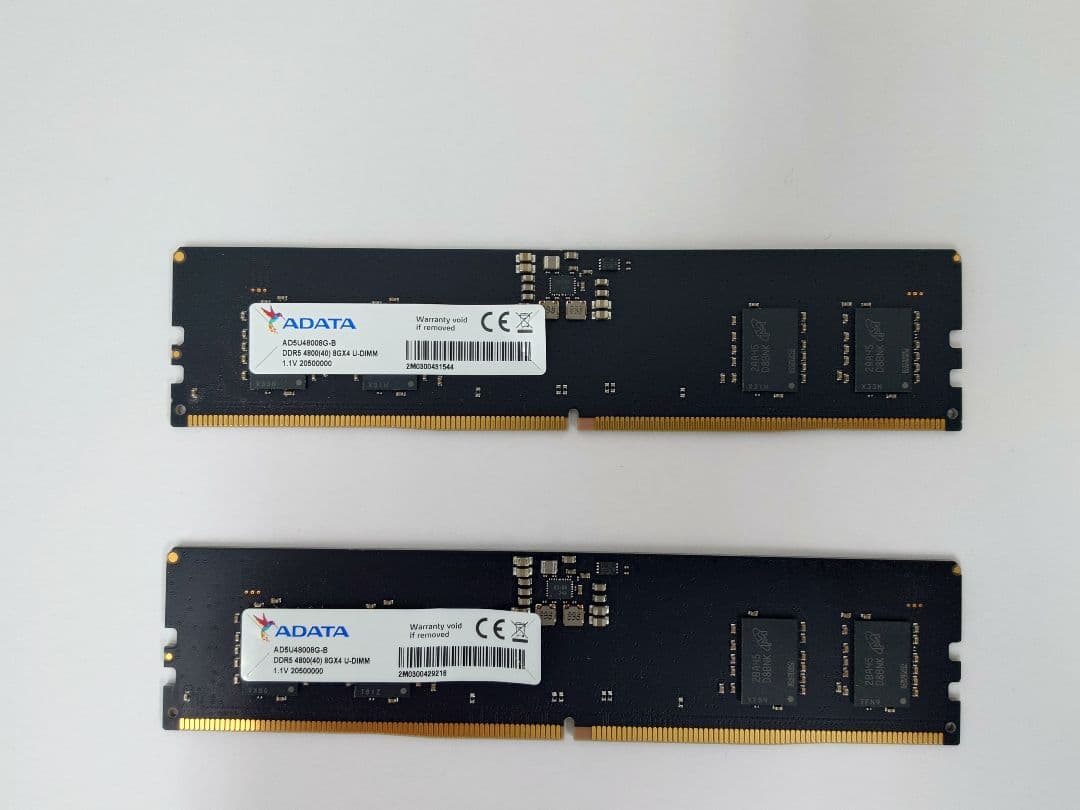 ADATA DDR5-4800 16GB (2x8GB) デスクトップ用メモリ Amazon | エイデータ(Adata) ADATA デスクトップPC用メモリ PC5-38400
