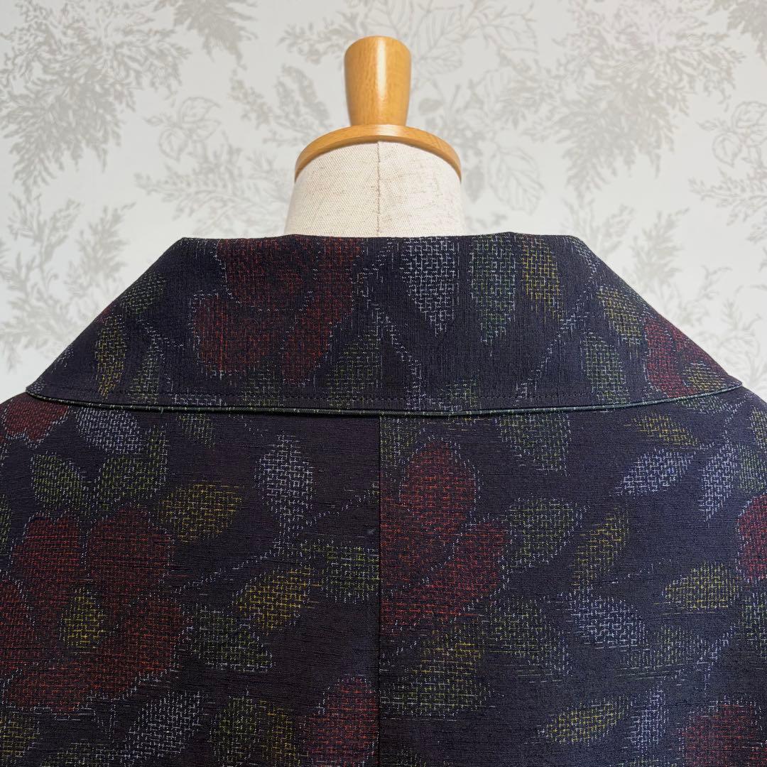 楊貴妃様専用】着物リメイク大島紬と上質な紬のリバーシブルコート