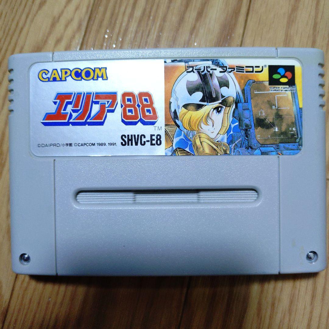 エリア88 スーパーファミコンカセット - メルカリ