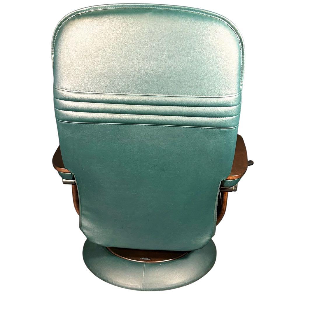 もなみり様専用 本体のみ HR732 カリモク 本革 リクライニング回転チェア