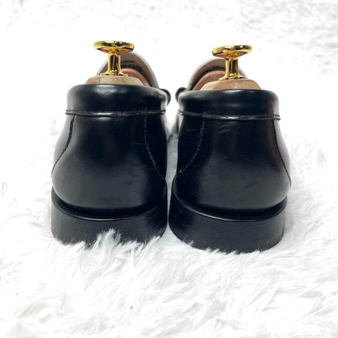 【美品】 G.H.BASS コンビローファー 27.5cm バイカラー 白黒