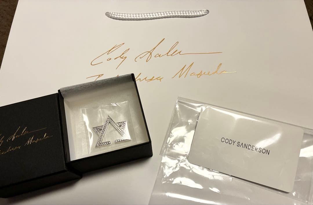 CODY SANDERSON 増田貴久 イヤーカフ シルバー ショッパー付き - メルカリ