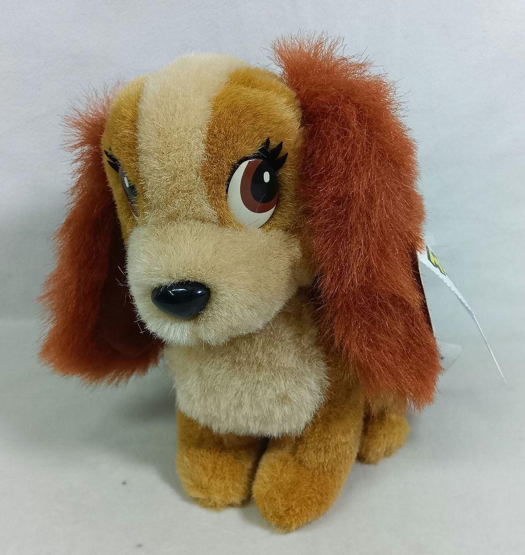 ディズニーわんわん物語 レディ ぬいぐるみ 紙タグ付き レトロ