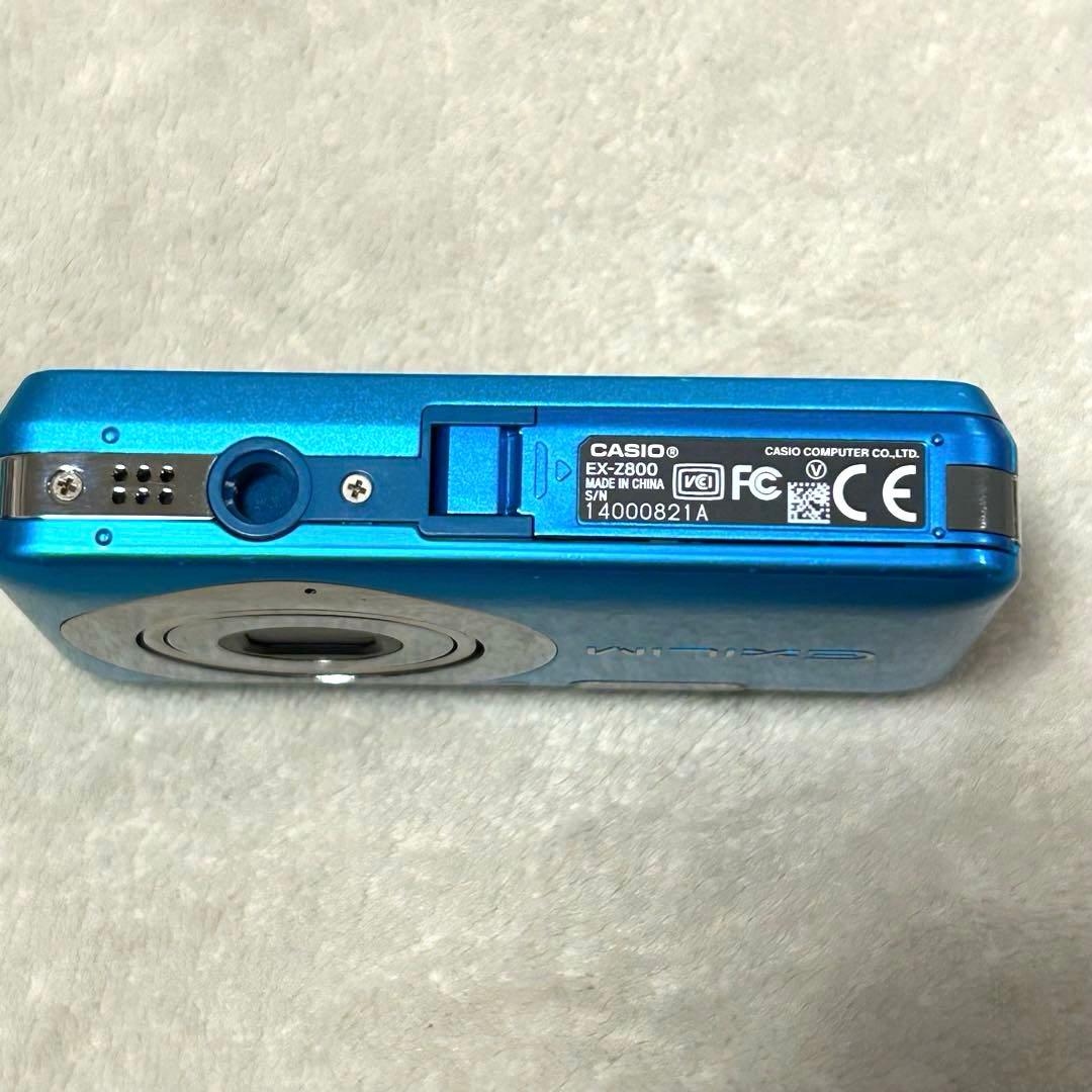 美品 動作確認済 CASIO EXILIM EX-Z800BE ハワイアンブルー - メルカリ