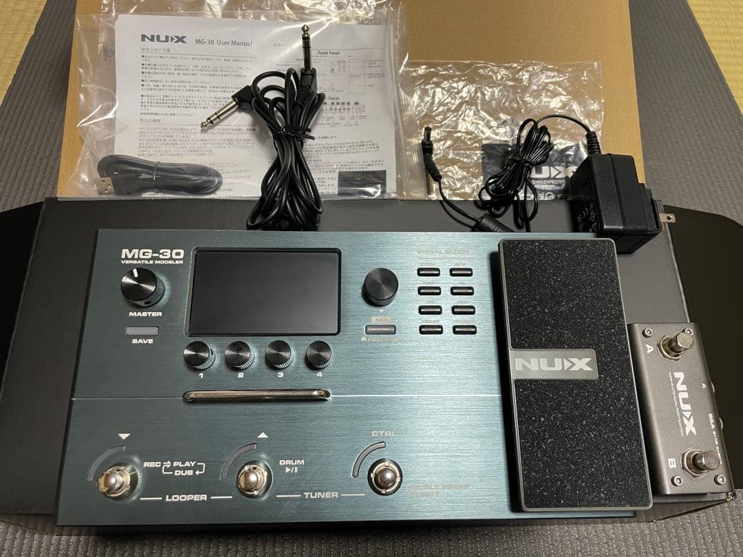 即購入OK】NUX MG-30 ギター マルチエフェクター - メルカリ