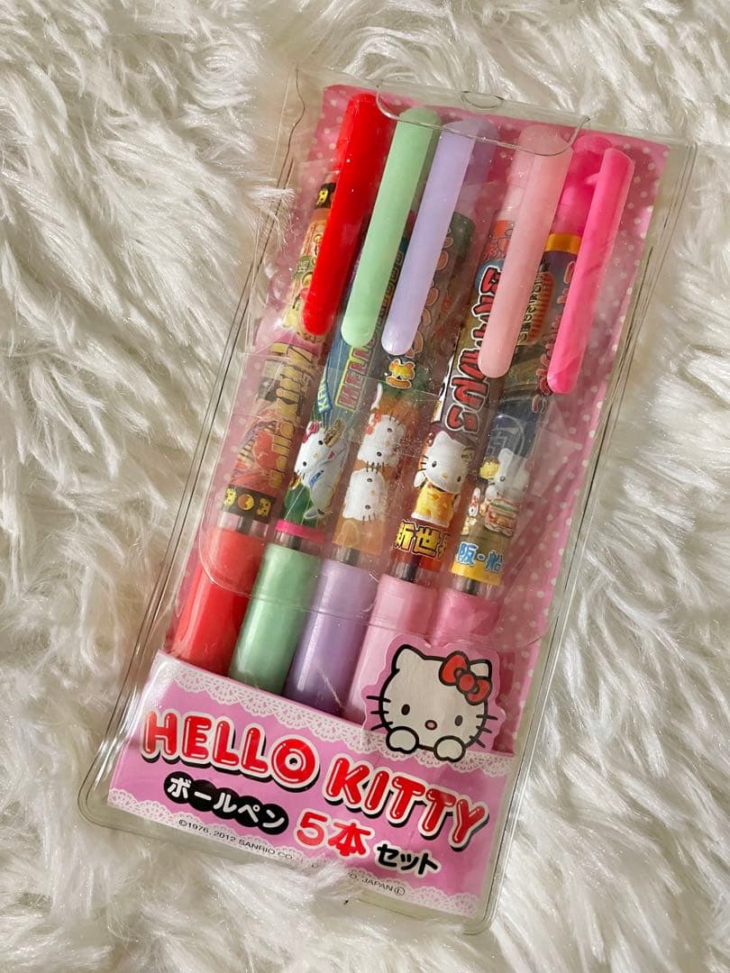 ご当地‼️未使用】キティちゃん 大阪 ボールペンセット - メルカリ