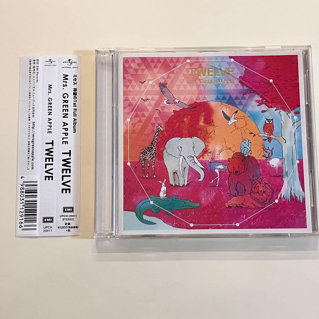 Mrs. GREEN APPLE TWELVE 初回限定盤 - メルカリ