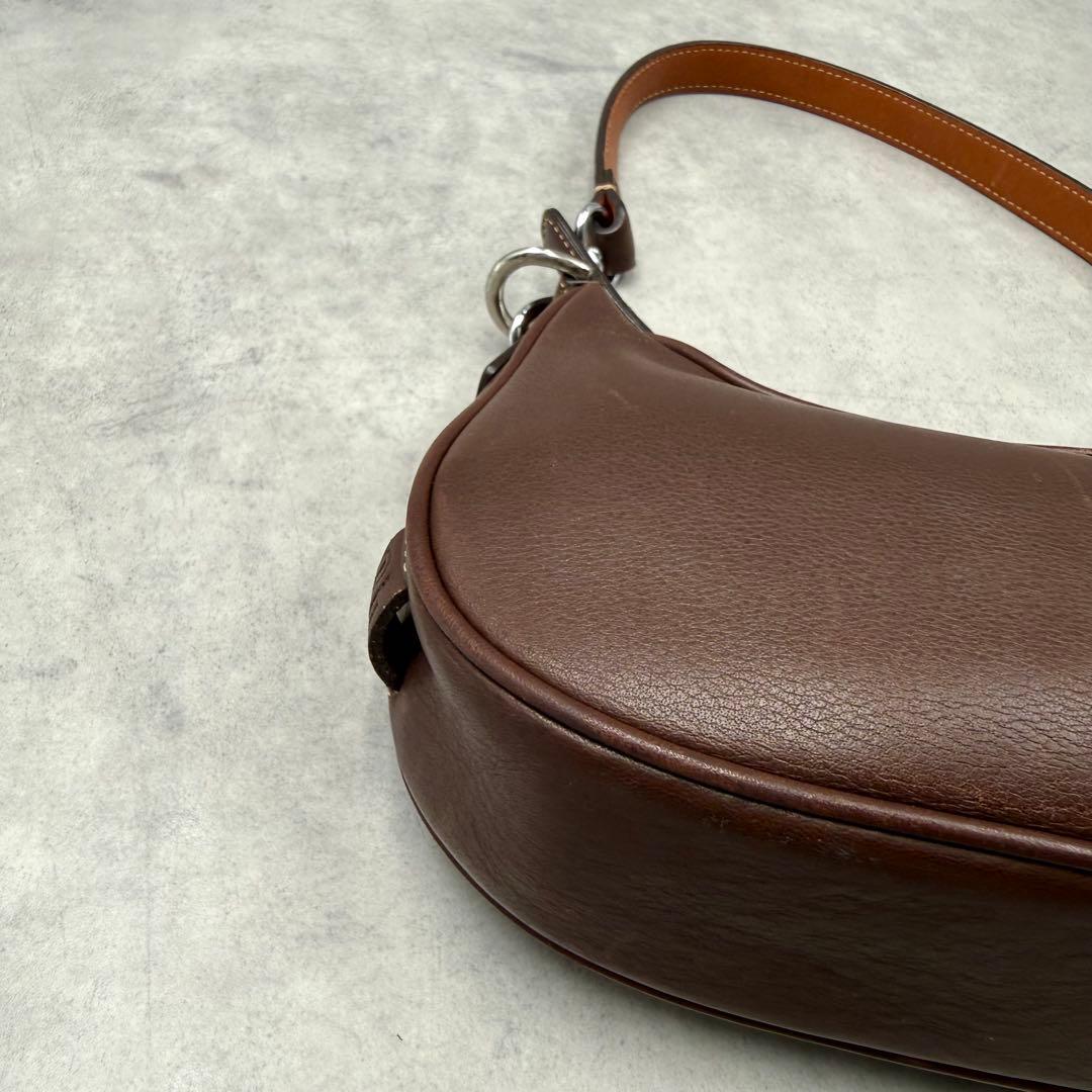 COACH コーチ ワンショルダー バッグ 7593 ブラウン - メルカリ