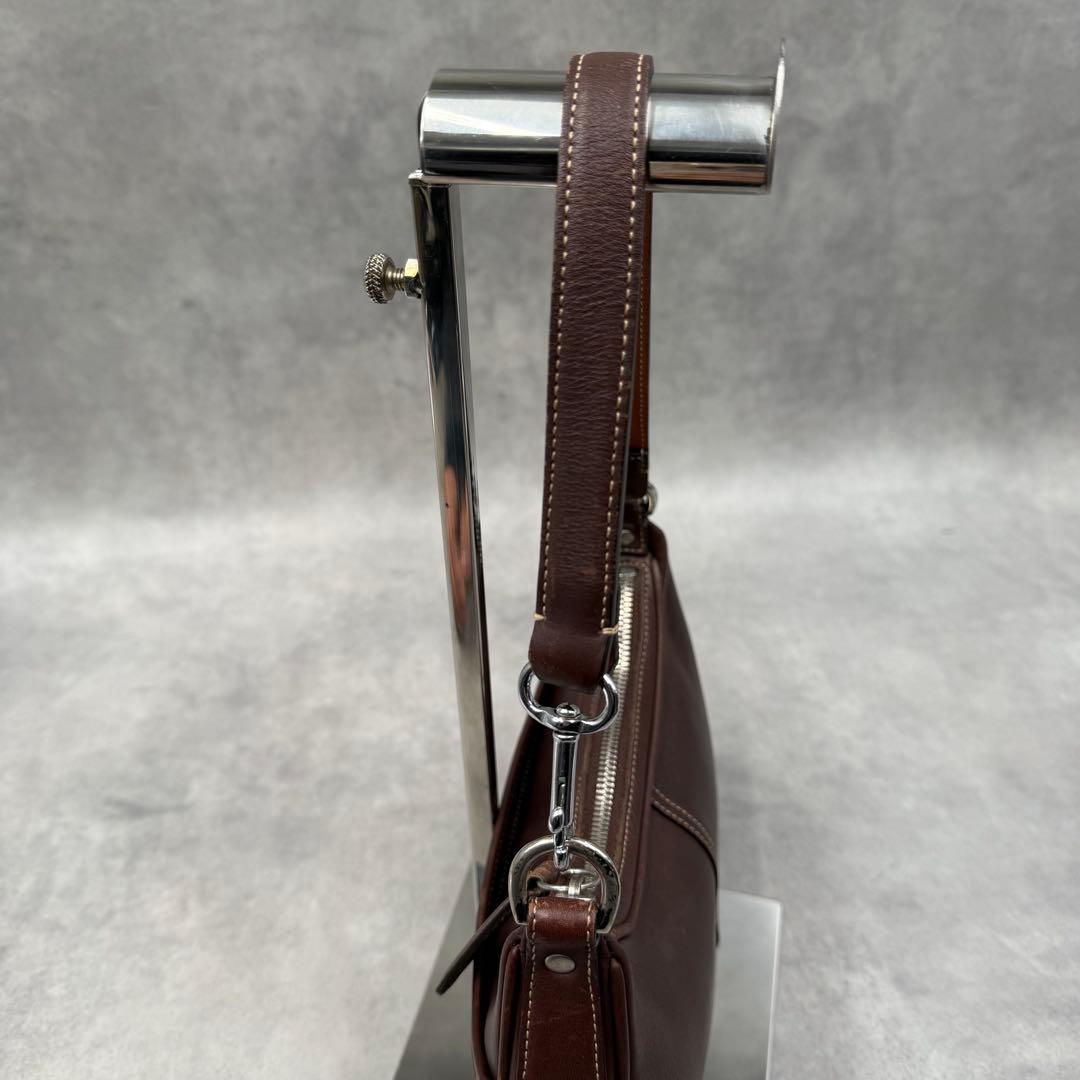 COACH コーチ ワンショルダー バッグ 7593 ブラウン - メルカリ
