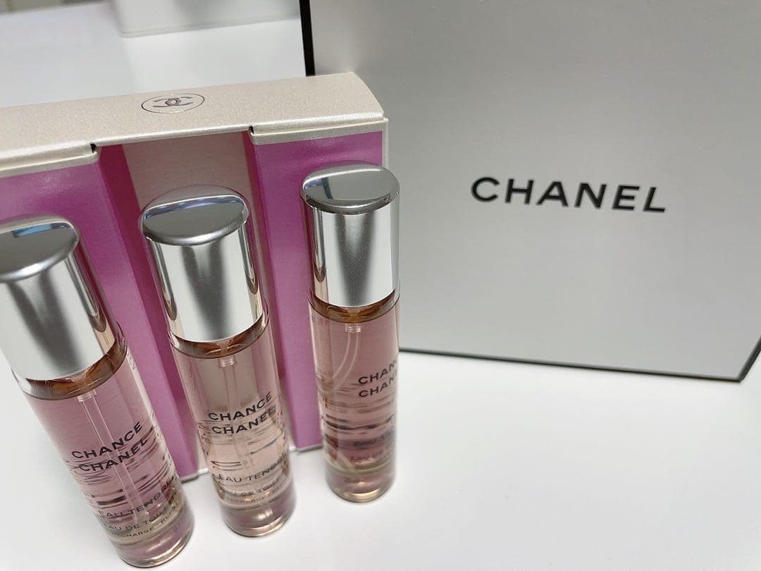 新品未使用CHANCE オー タンドゥル ツィスト&スプレイ 3本セット 詰替 楽天市場】シャネル 香水 チャンス オー タンドゥル 20ml × 3本