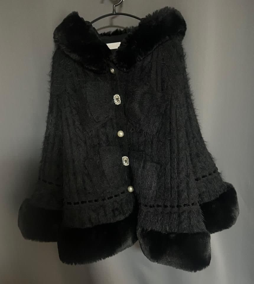 リズリサ ポンチョ 黒 - メルカリ