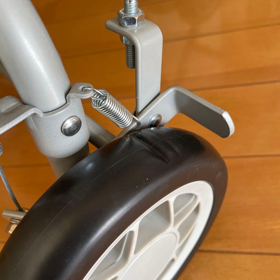 未使用】須恵廣工業 ポシェットS チェック ネイビー 紺 シルバーカー