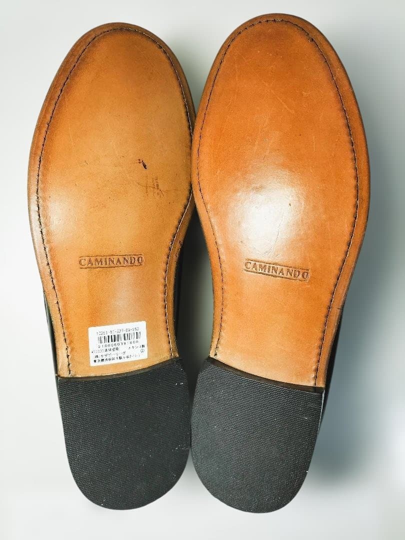 And A カミナンド ラバースタッズ ローファーブラック26cm - メルカリ