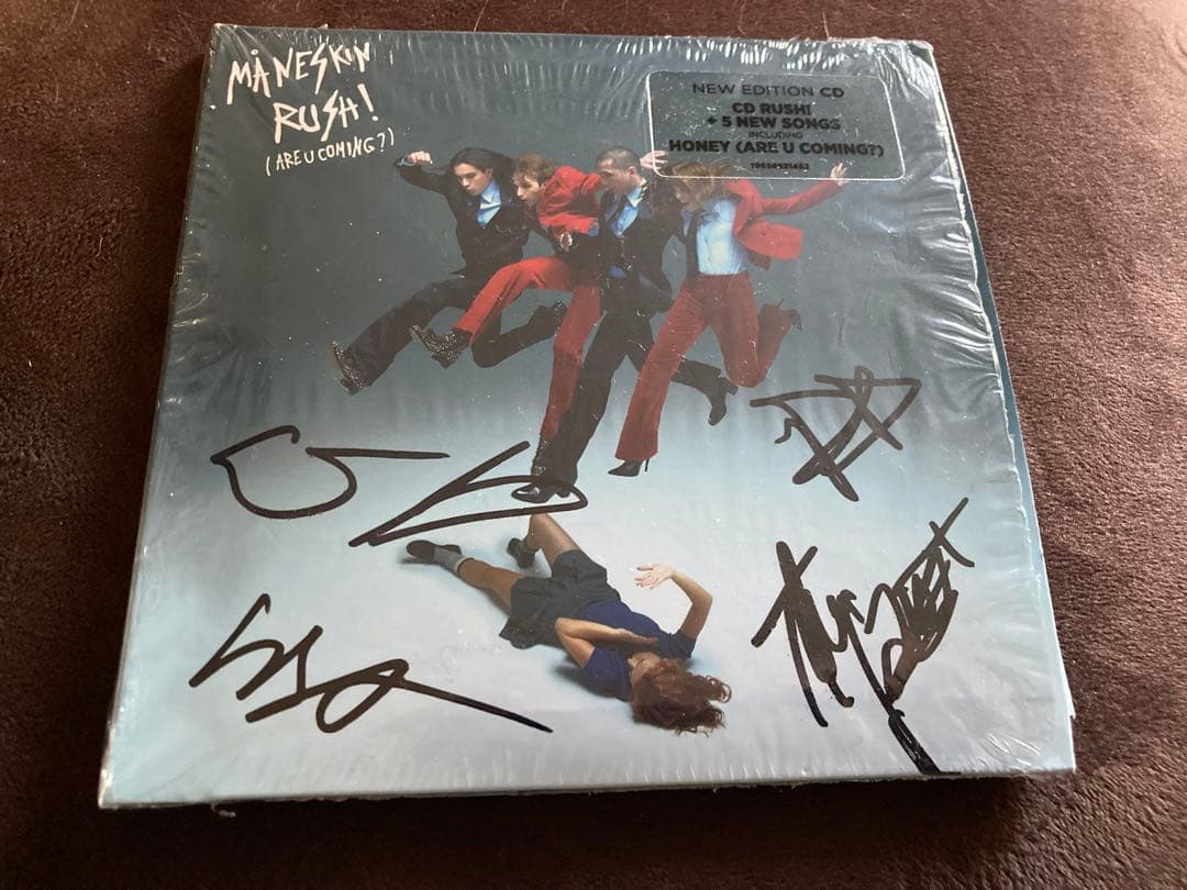 レア マネスキン 直筆サイン CD maneskin rush ラッシュ - メルカリ