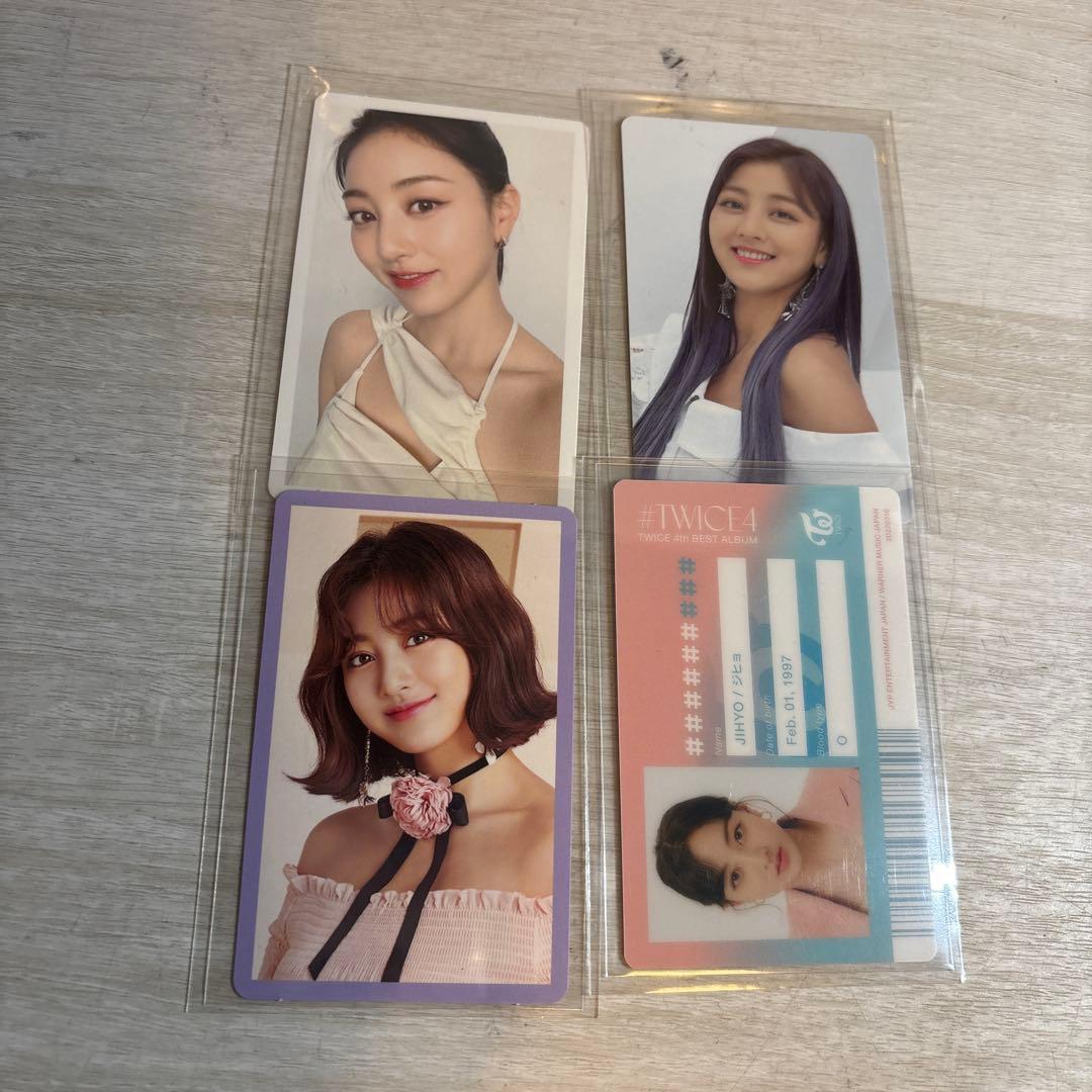 TWICE ジヒョ 4枚セット 日本トレカ - メルカリ