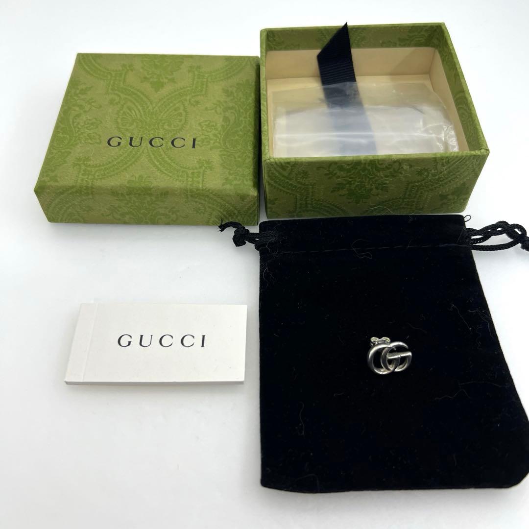 GUCCI ダブルG スタッズ 片耳 ピアス 053361 - メルカリ