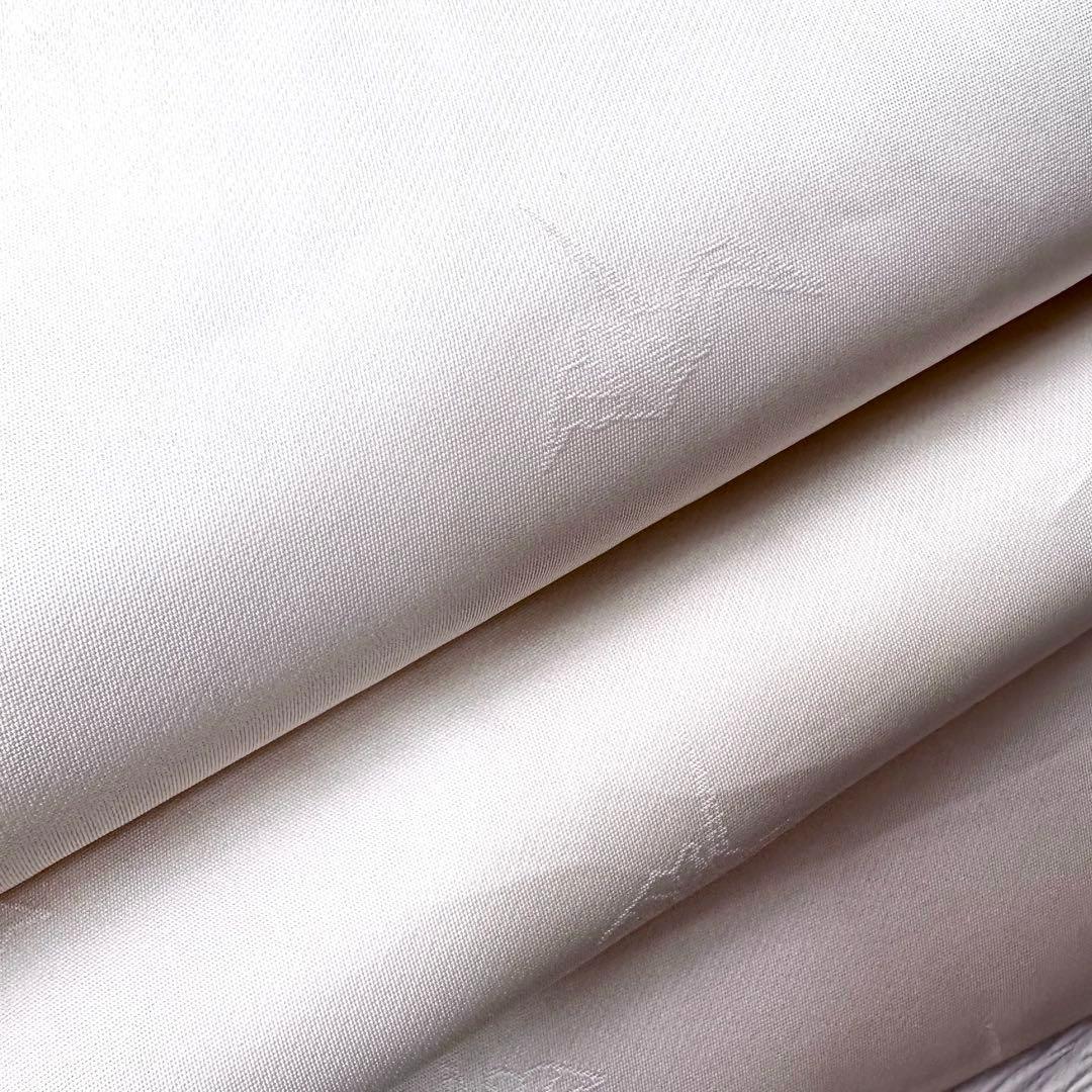 皇室御用 御御帯 山口美術織物 山口弘躬監修 松皮地桜花文袋帯 桐箱