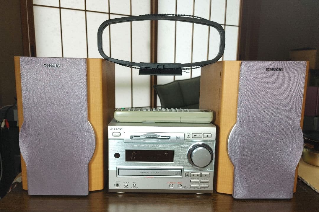 ☆動作品 SONY DHC-MD333 CD/MD コンポ リモコン付 - メルカリ