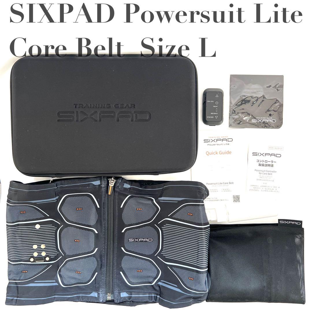 【美品】SIXPAD Powersuit Lite Core Belt L SIXPAD Powersuit Core Belt
