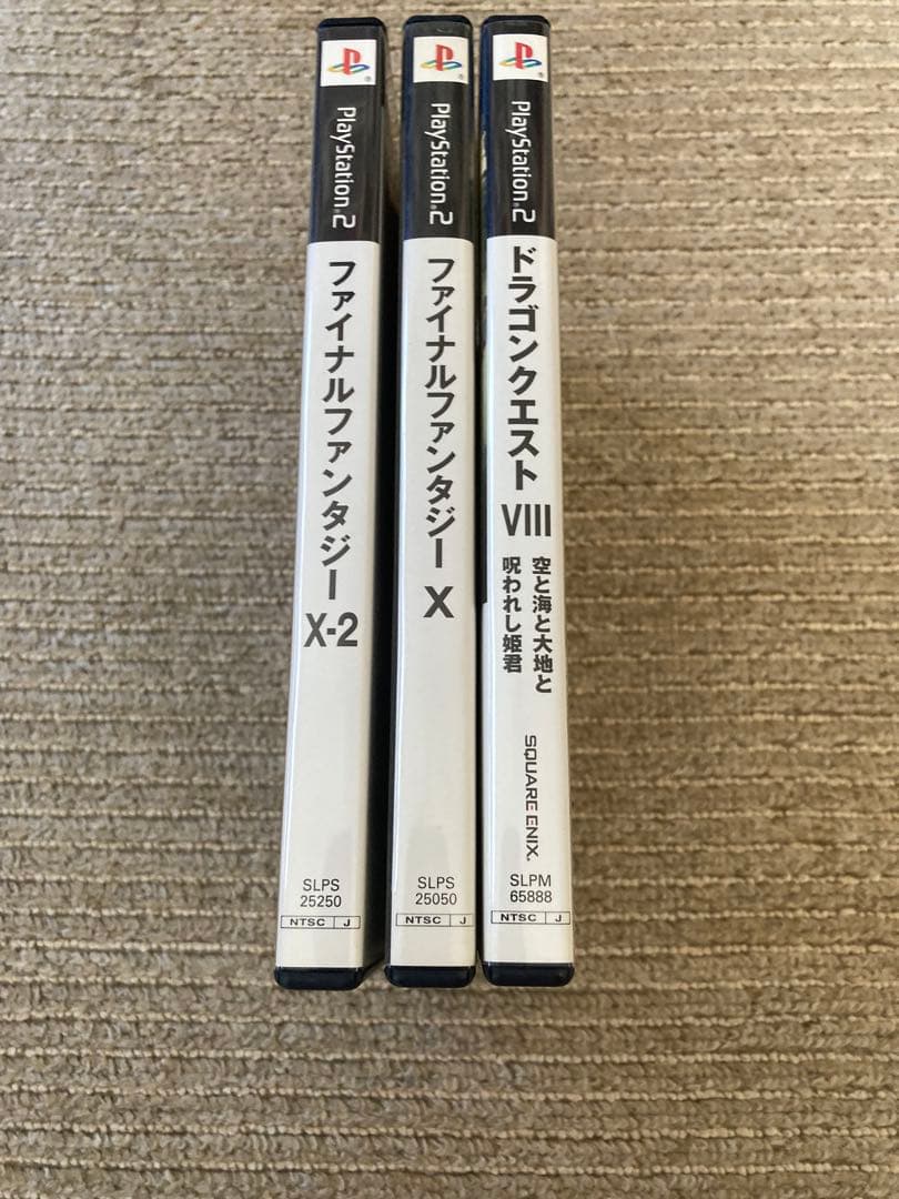 PS2】ほ-4 ファイナルファンタジーⅩ ドラゴンクエスト8 ソフト - メルカリ