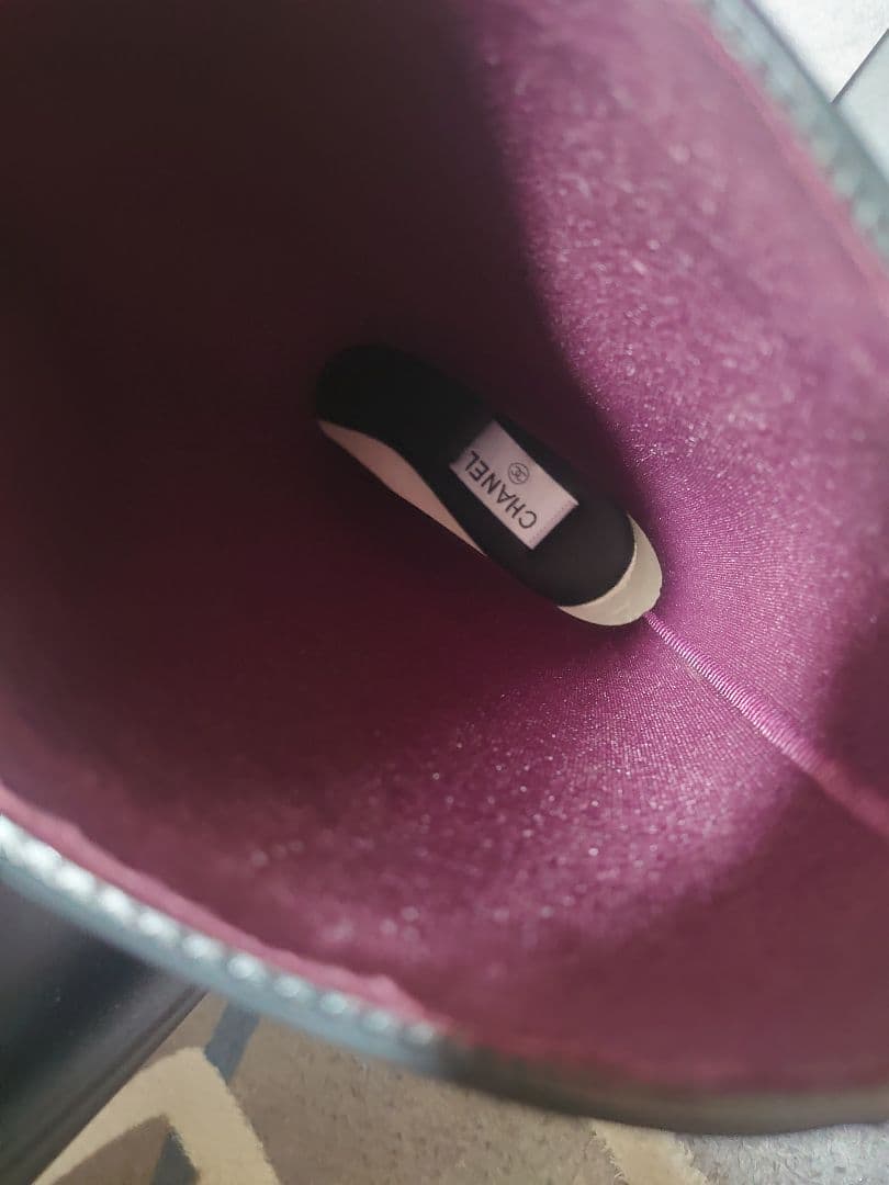 遊活のHANA様専用☆新品シャネルラバーブーツ長靴レインブーツブラック