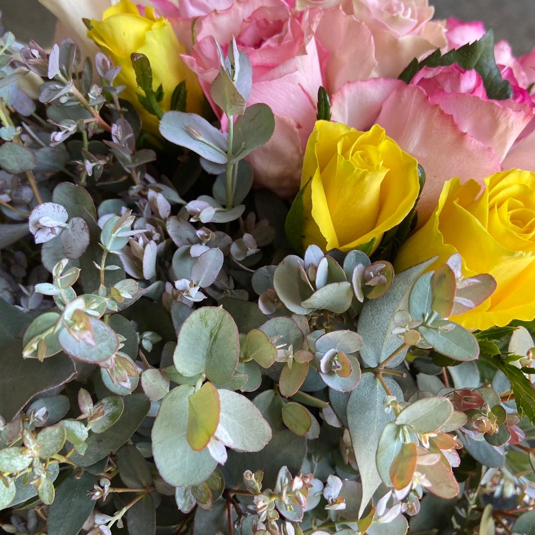 Pablok様専用 薔薇75本 ユーカリ追加10本 ラッピング＆メッセージ