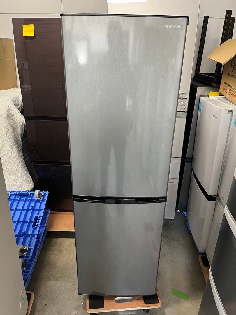 女性オーナー！IRIS OHYAMA 冷蔵庫162L 2021年製 IRIS OHYAMA（アイリスオーヤマ） 冷蔵庫 162L 1人暮らし 右開き 2ドア