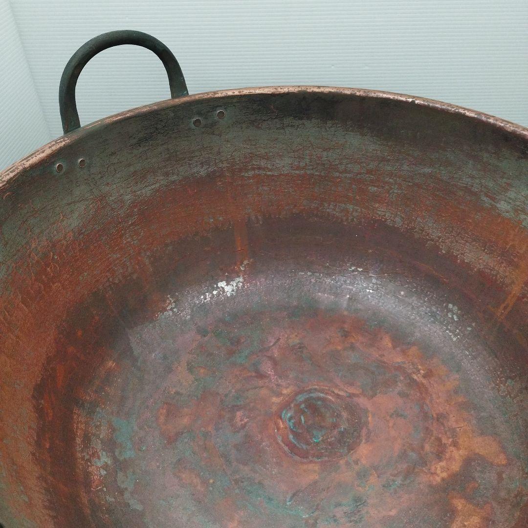 K*X様 銅鍋　銅製　大鍋　63.5cm✕29.5cm　アンティーク