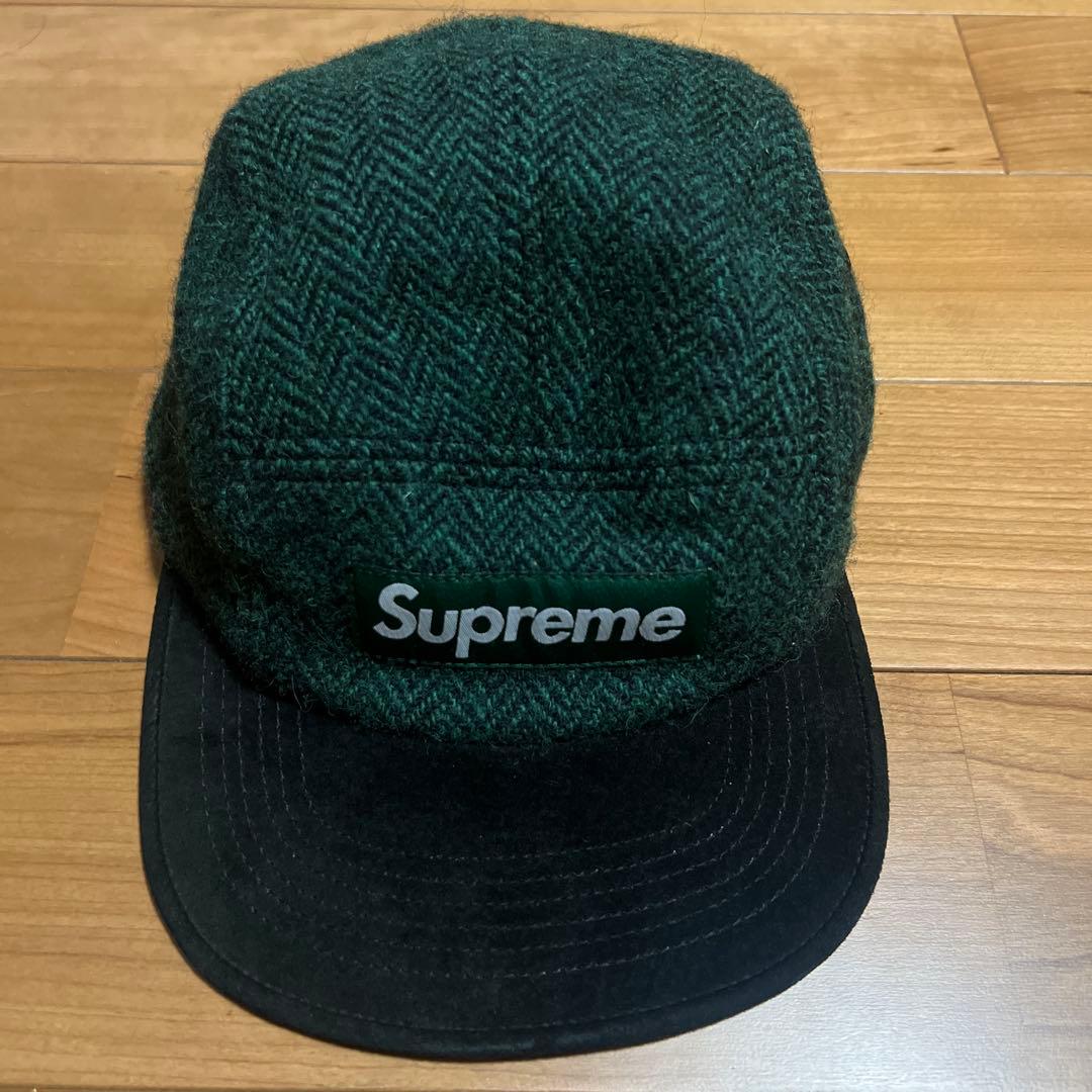 Supreme × HARRIS TWEED キャップ 12AW Supreme Harris Tweed Wool Camp Cap Bogo Box Logo Hat Pink | eBay