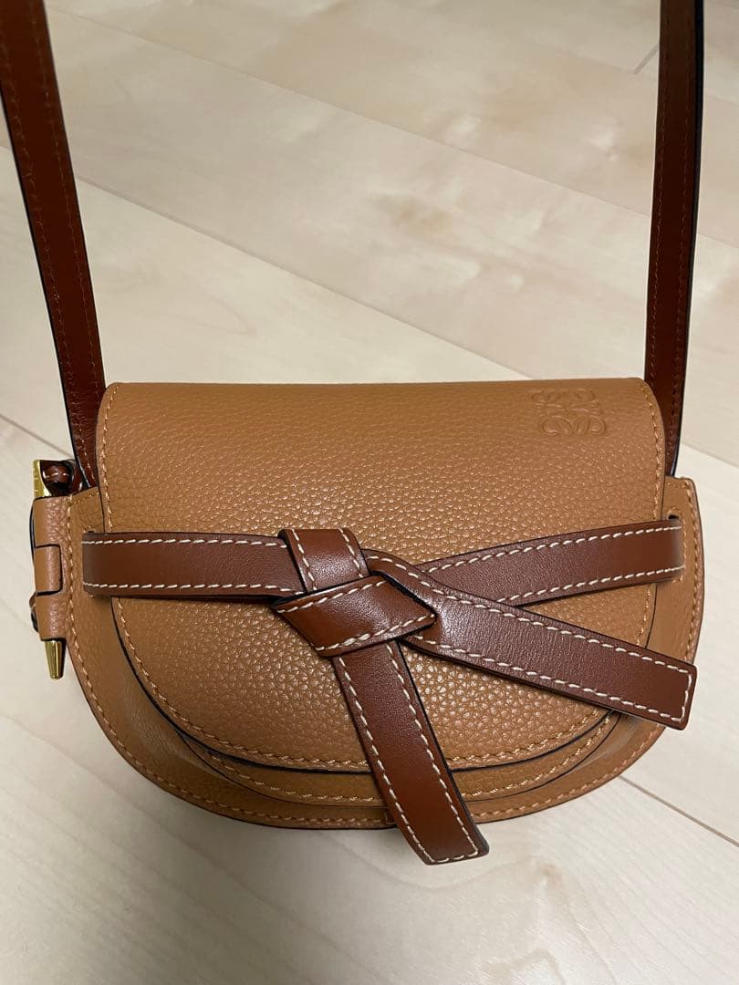 ロエベ LOEWE ゲート ミニ ショルダーバッグ ブラウン 保存袋つき