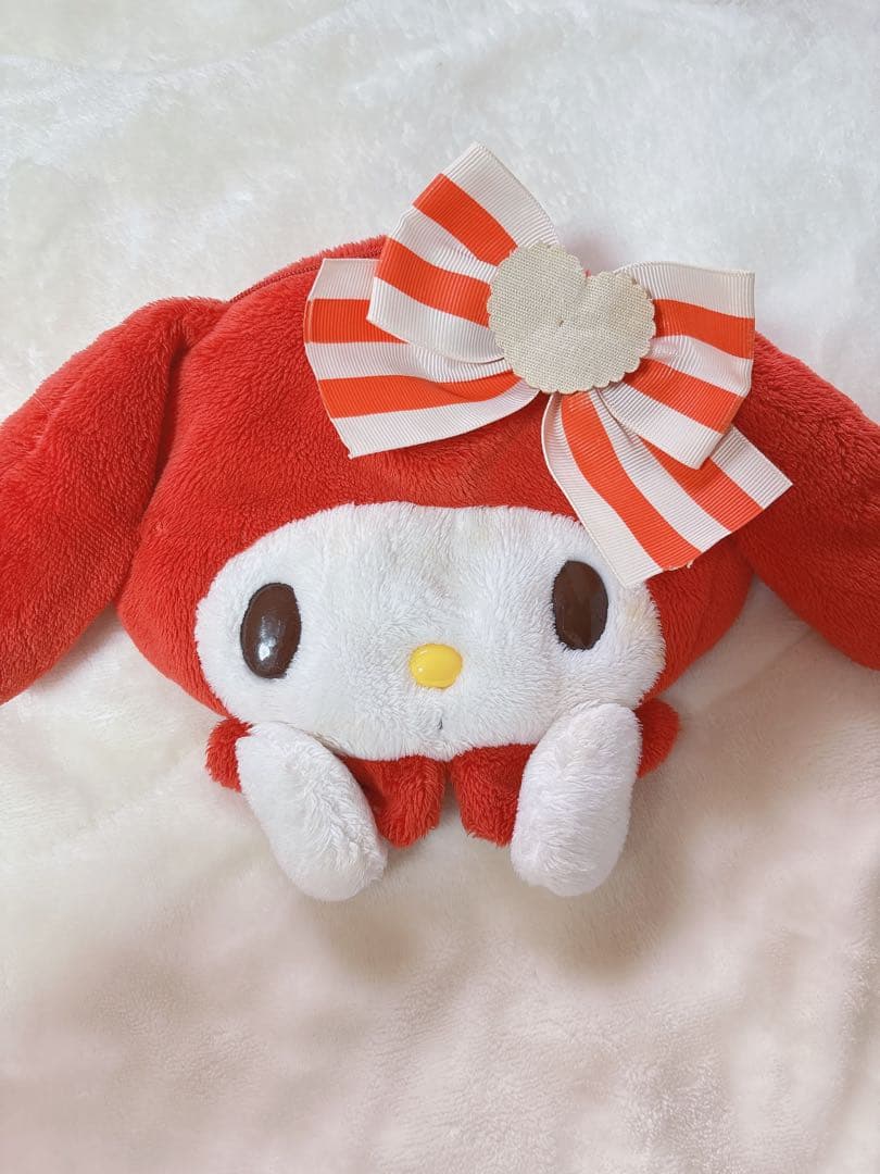 希少レア】 マイメロディ40周年 ぬいぐるみ ポーチ セット 赤色 - メルカリ