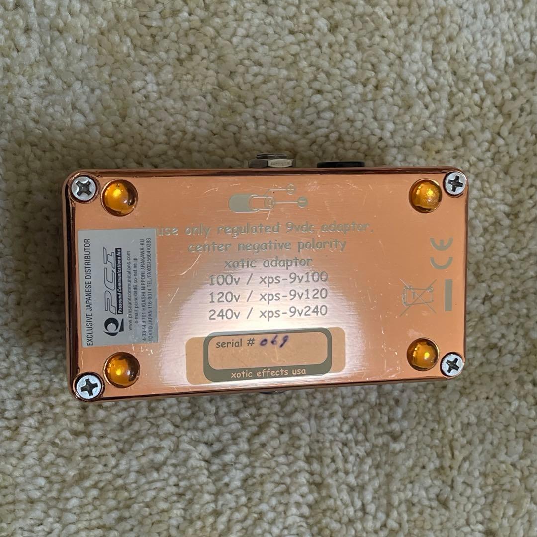 Xotic AC Booster ギターエフェクター USA シリアルナンバー