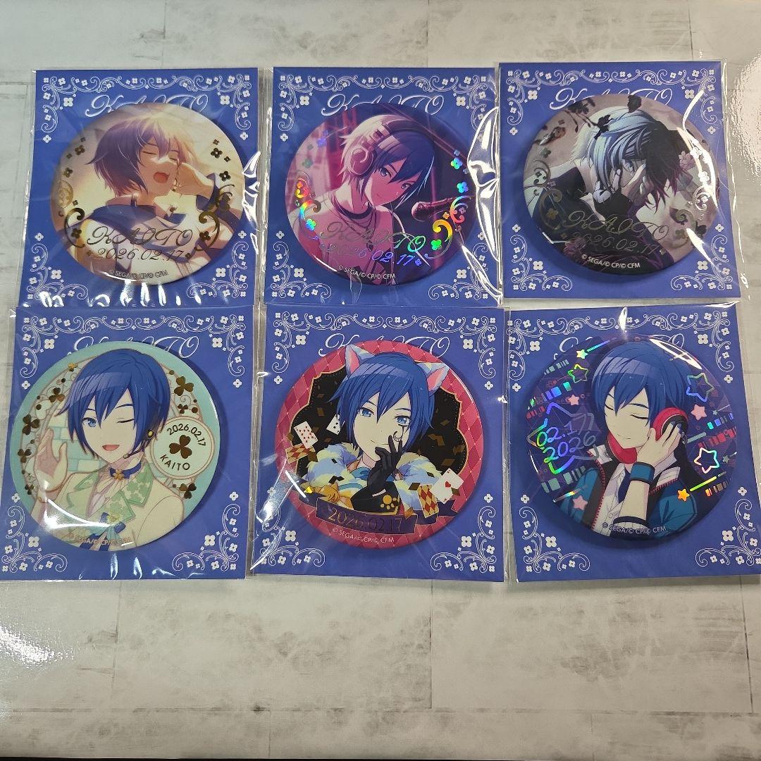 プロセカ KAITO はぴこれ 缶バッジ6点セット - メルカリ