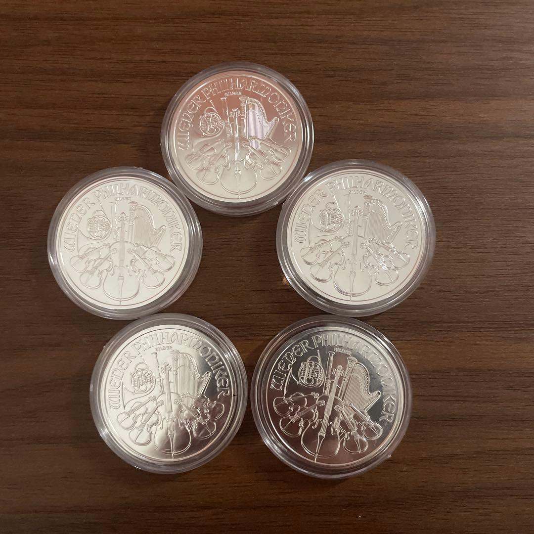 2013年 オーストリア「ウィーン・フィルハーモニー」1オンス 銀貨5枚