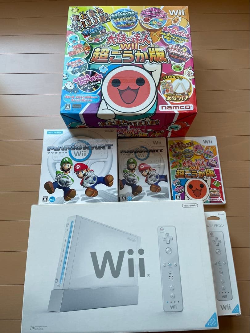 Wii本体 + 太鼓の達人 Wii + マリオカート Wii - メルカリ