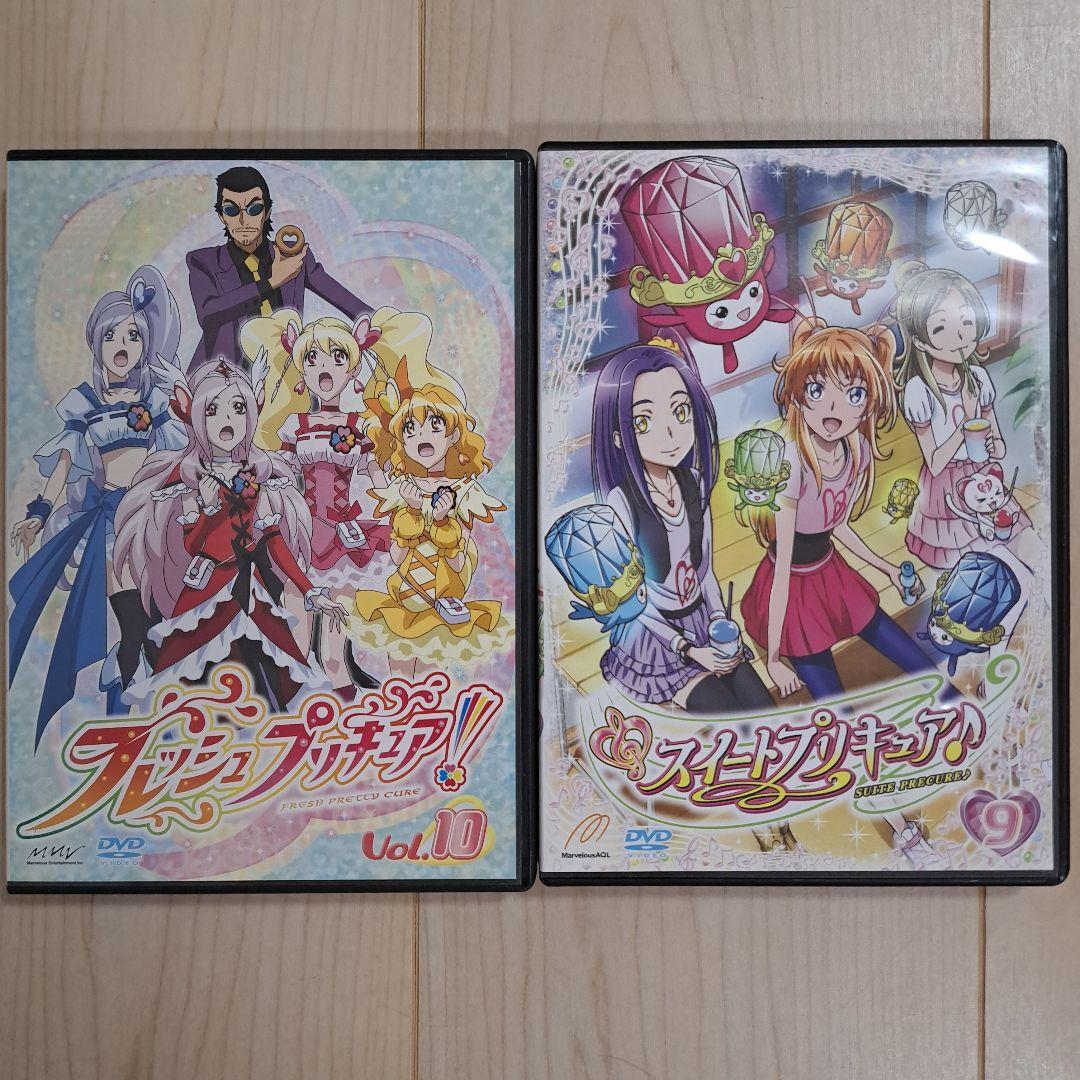 フレッシュプリキュア スイートプリキュア DVD 2枚セット プリキュア