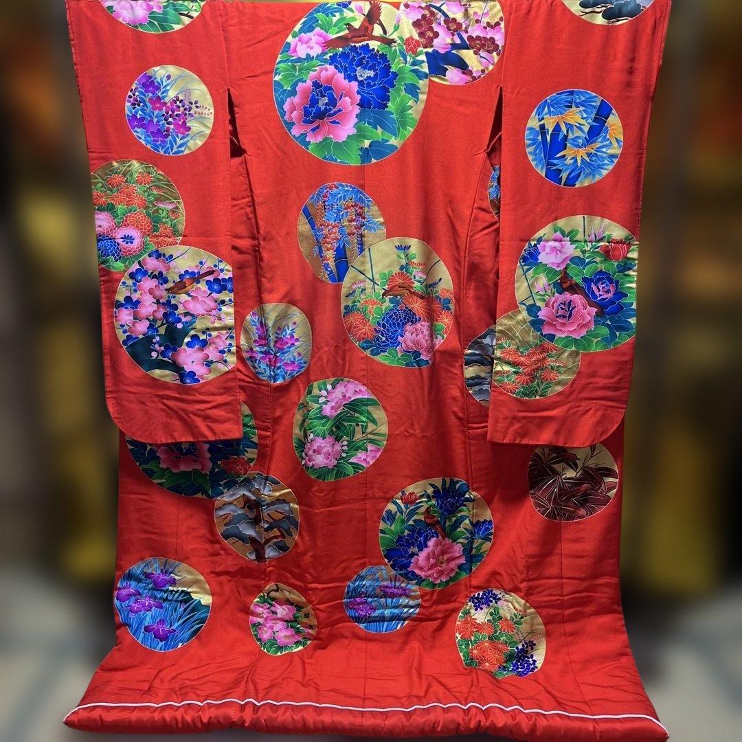 打掛 色打掛 正絹 京友禅 秋山章 - メルカリ