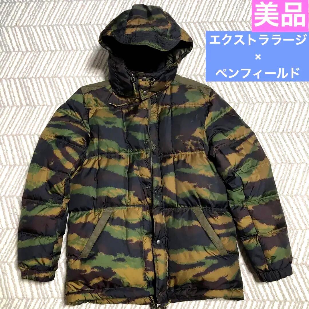 美品】Penfield×X-LARGE コラボ ダウンジャケット 迷彩柄 L - メルカリ
