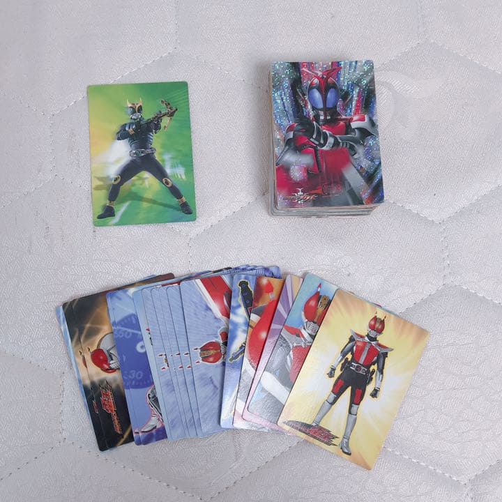 仮面ライダーカブトカード（コンプリート済み）丸太食品ソーセージ