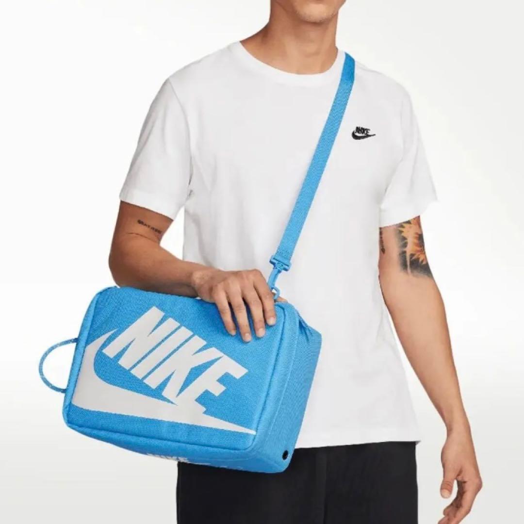 NIKE ナイキ シューズケース ボックス 12リットル 水色 新品 タグ付