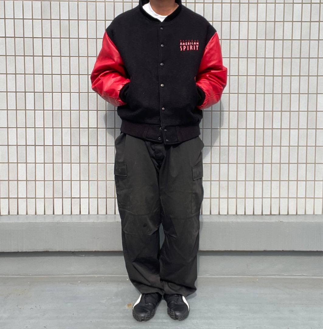 USA製AMERICAN SPIRITレザーバーシティジャケットLヴィンテージ