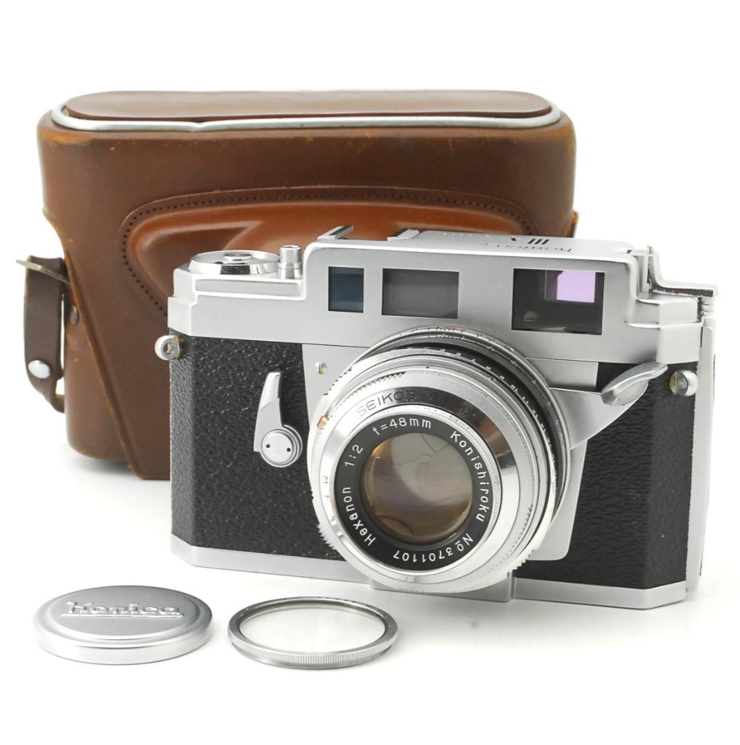 【外観・光学美品】KONICA ⅢA 48mm F/2 フィルムカメラ Serviced & TESTED】 Konica III L2 48mm F/2 レンジファインダー