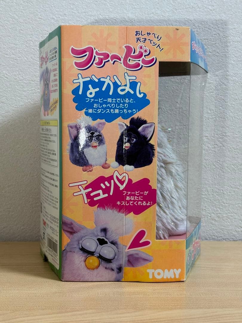 初代ファービー 日本語版 シャンパンホワイト ラメ 未開封 - メルカリ