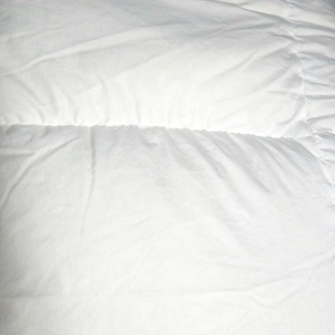 美品】ニトリ 羽毛掛け布団 セミダブル 170×210 白 ループ 使用頻度少